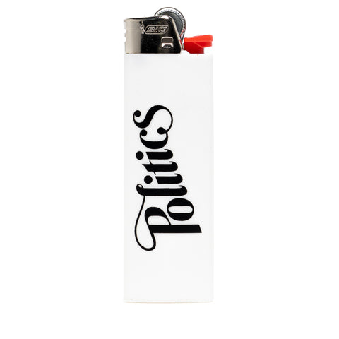 Politics Logo Lighter - White