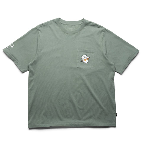 Malbon Golf x Politics Pocket Tee - Green