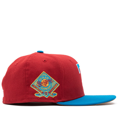 Texas Rangers Hat Baseball Cap Fitted 7 5/8 New Era Vintage MLB