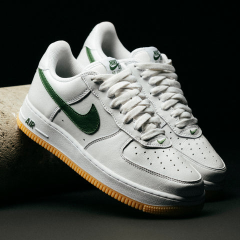 Nike Air Force 1 Low Forest Green Details - JustFreshKicks