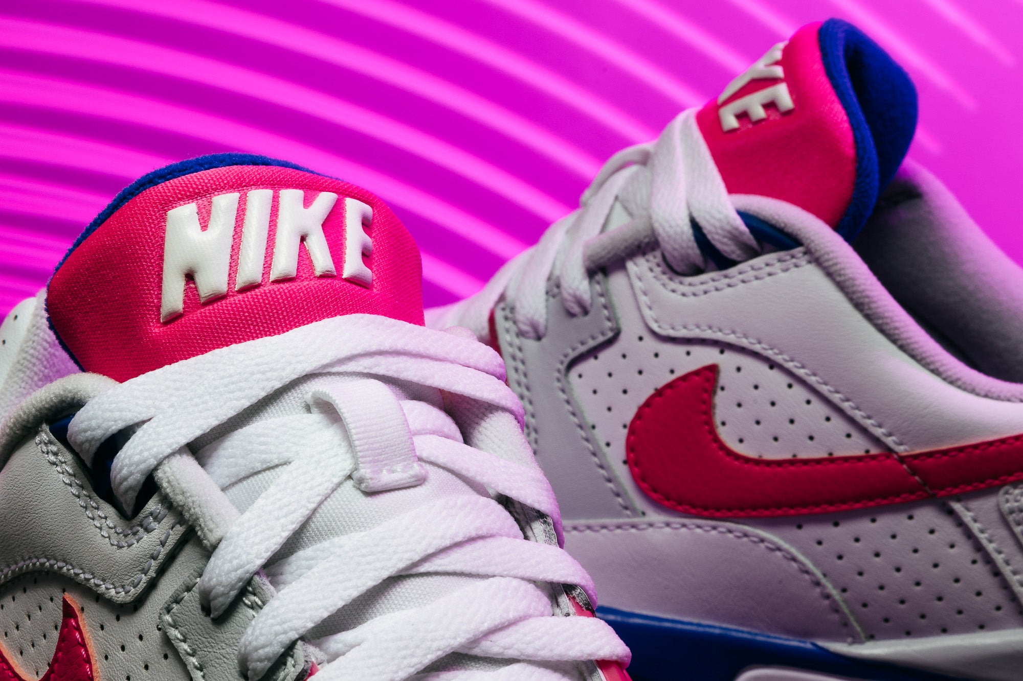 Womens nike air outlet max 90 trainers purple/white/pink