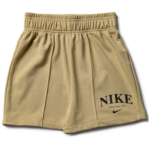 WMNS Nike Sportswear Fleece Shorts - Wheat Grass/Dark Chocolate