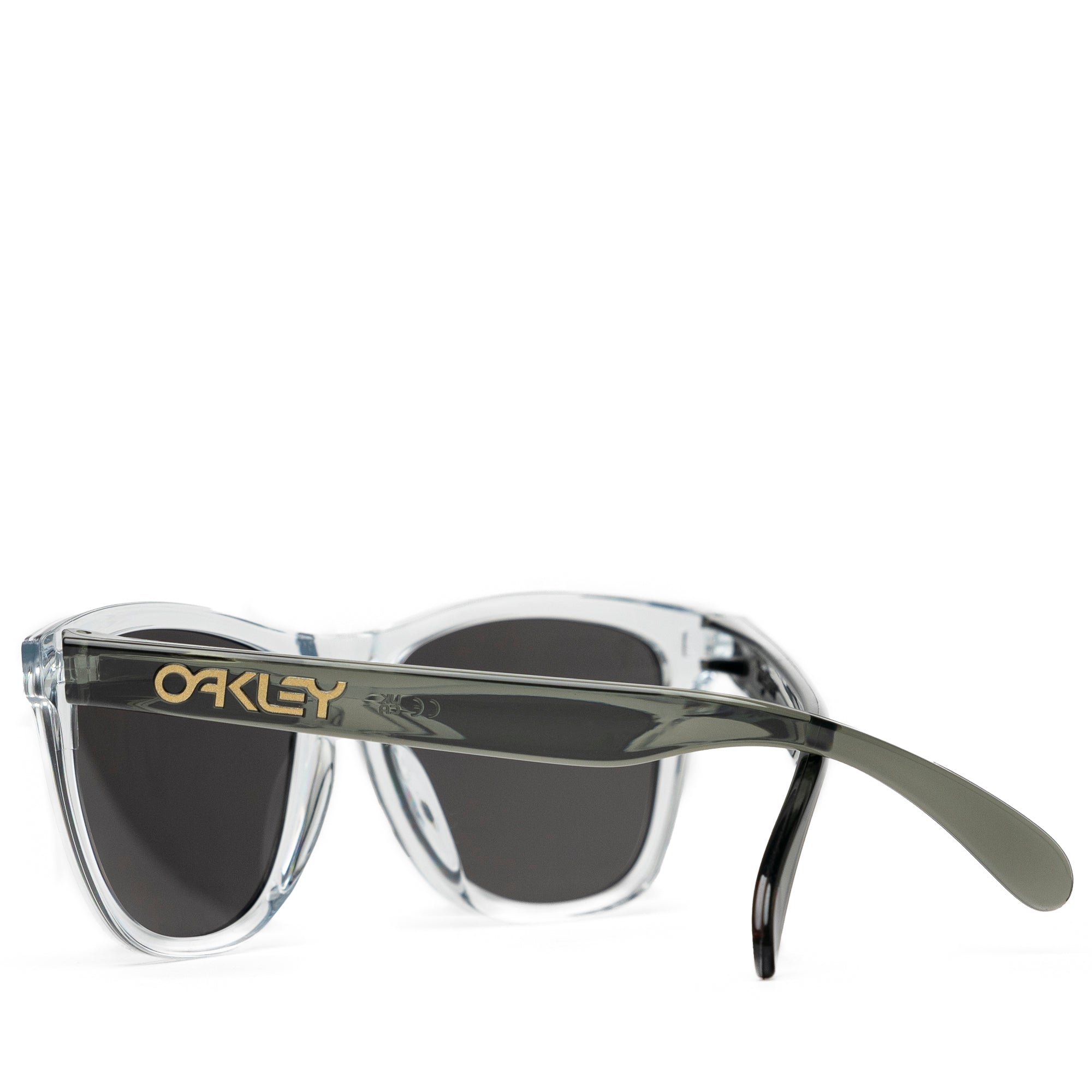 Politics x Oakley Frogskins Sunglasses Polished Clear Prizm Black One Size by Sneaker Politics