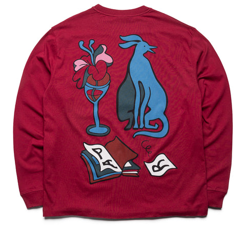 Parra Wine And Books L/S - Beet Red