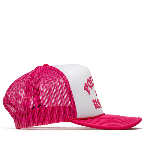 Politics As Usual Trucker Hat - Pink