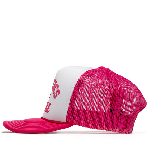 Politics As Usual Trucker Hat - Pink