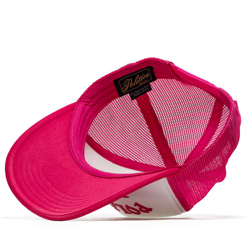 Politics As Usual Trucker Hat - Pink