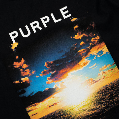 Purple Brand Sunset Tee - Black