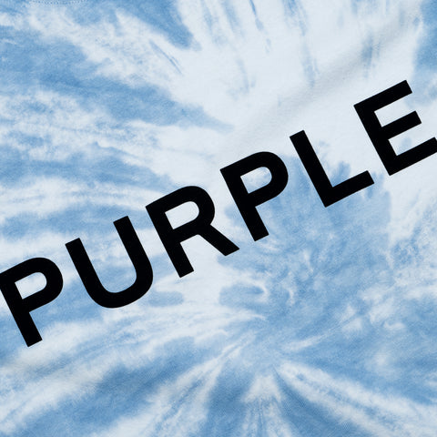 Purple Brand Core Tie Dyed Tee - Blue