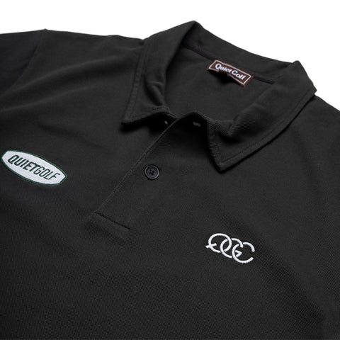 Quiet Golf Tour Polo - Black