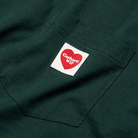 Carhartt WIP Pocket Heart Tee - Green