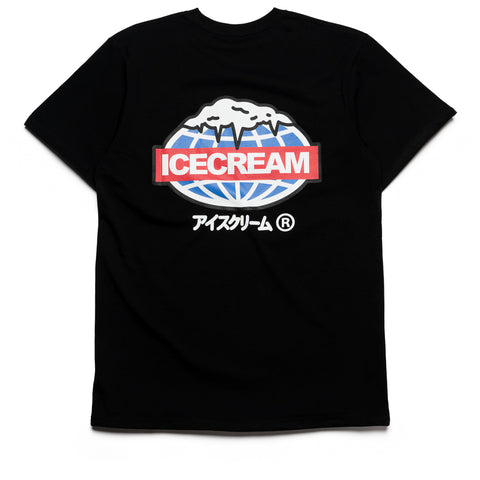 Ice Cream Cold World Tee - Black