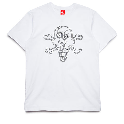 Ice Cream Color Time Tee - White