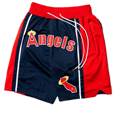 Just Don Los Angeles Angels Shorts - Navy/Red