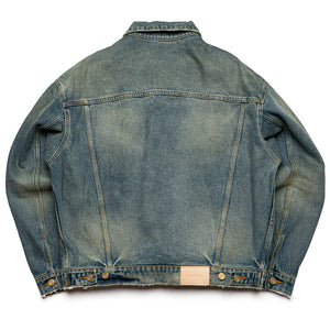Purple Brand Vintage Dirty Oversized Jacket - Light Indigo