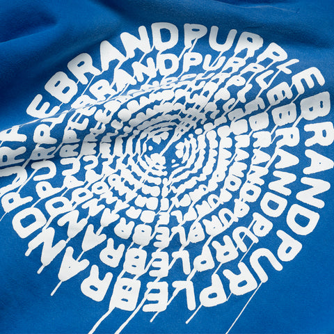 PURPLE Brand - Circle Wordmark Pullover Hoodie 'Black