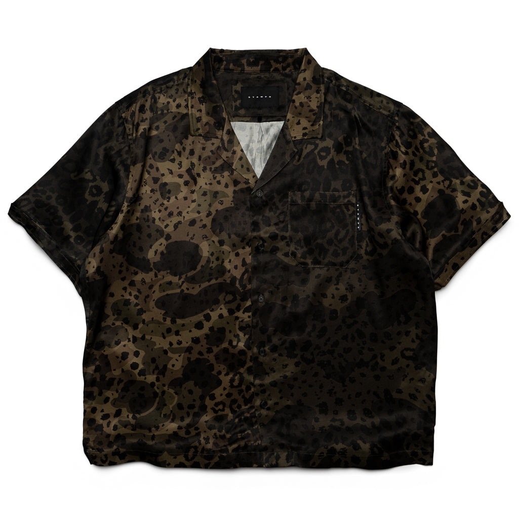 Stampd Dual Camo Button Down Shirt - Leopard