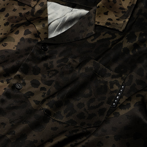 Stampd Dual Camo Button Down Shirt - Leopard