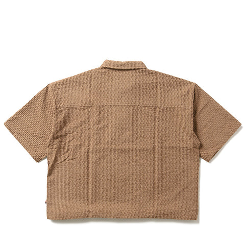 Honor The Gift Textured Knit Qtr Zip - Brown