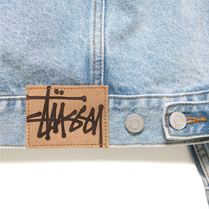 Stussy Denim Trucker Jacket - Light Wash Indigo