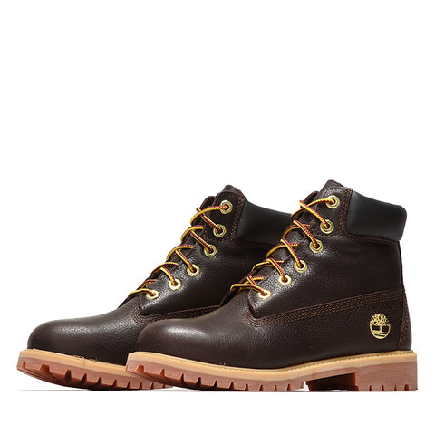 Timberland 6" Lace Up Waterproof Boot 'Espresso' (GS) - Dark Brown