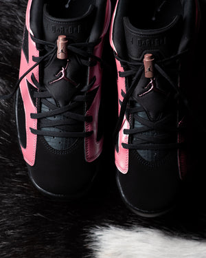 Women's Air Jordan 6 Retro Low - Black/Desert Berry