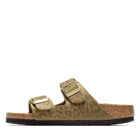 Women's Birkenstock Arizona Synthetic - Leopard Khaki