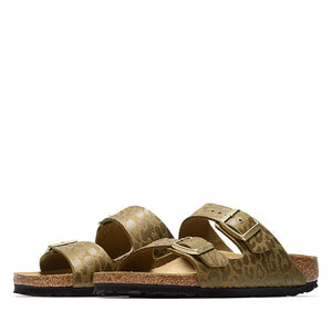 Women's Birkenstock Arizona Synthetic - Leopard Khaki