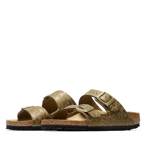 Women's Birkenstock Arizona Synthetic - Leopard Khaki