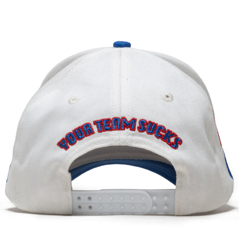 Your Team Sucks W Cup USA Snapback - Off White/Blue