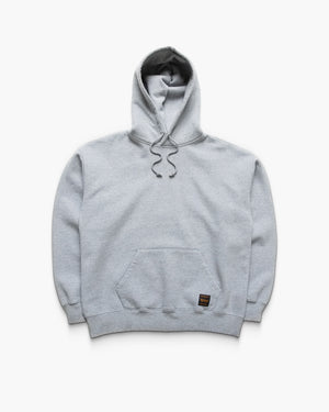 Levi's Workwear PO Hoodie - Silver Heather Gray Brushed Fleece