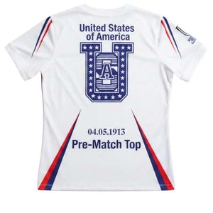 Women's Virgil Abloh Archive x USA x Nike Soccer Top - White/Deep Royal