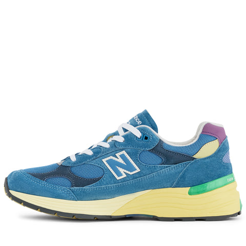 New Balance Made in USA 992 - Sea Stone/Green Apple