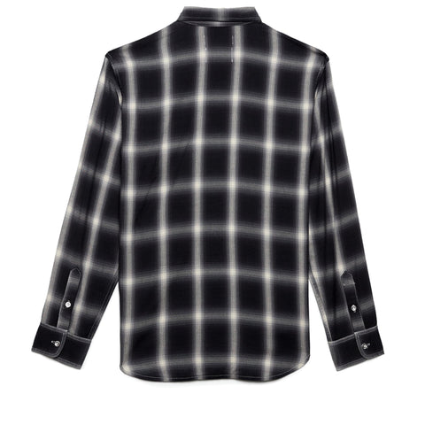 Purple Brand Reverse Flannel Shirt - Black/Grey