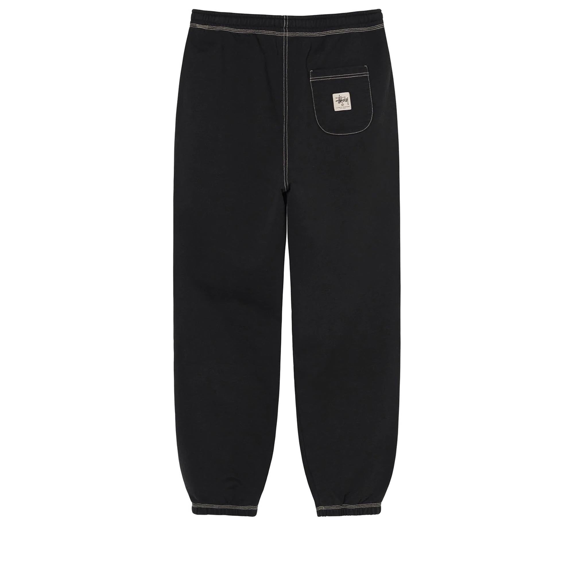 Stussy Contrast Stitch Label Pant - Black