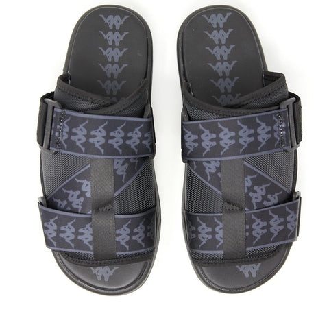 Kappa 222 Banda Mitel 1 Sandals - Black/Grey