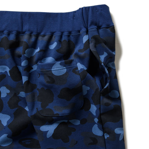 A Bathing Ape Camo Wide Sweatpants - Navy