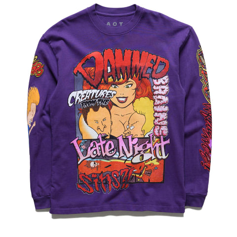 Always On Tour Rags L/S Tee - Purple