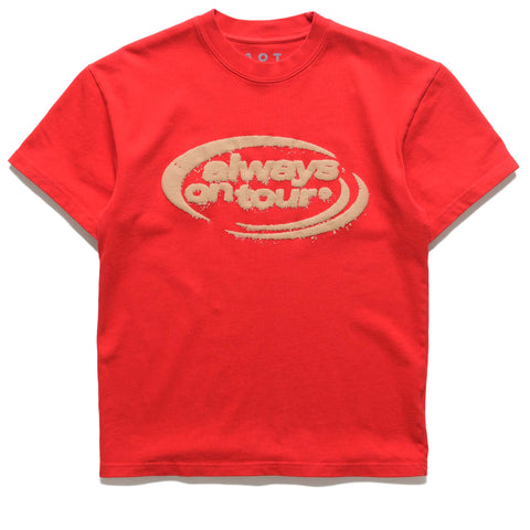 Always On Tour Spinner Tee - Red