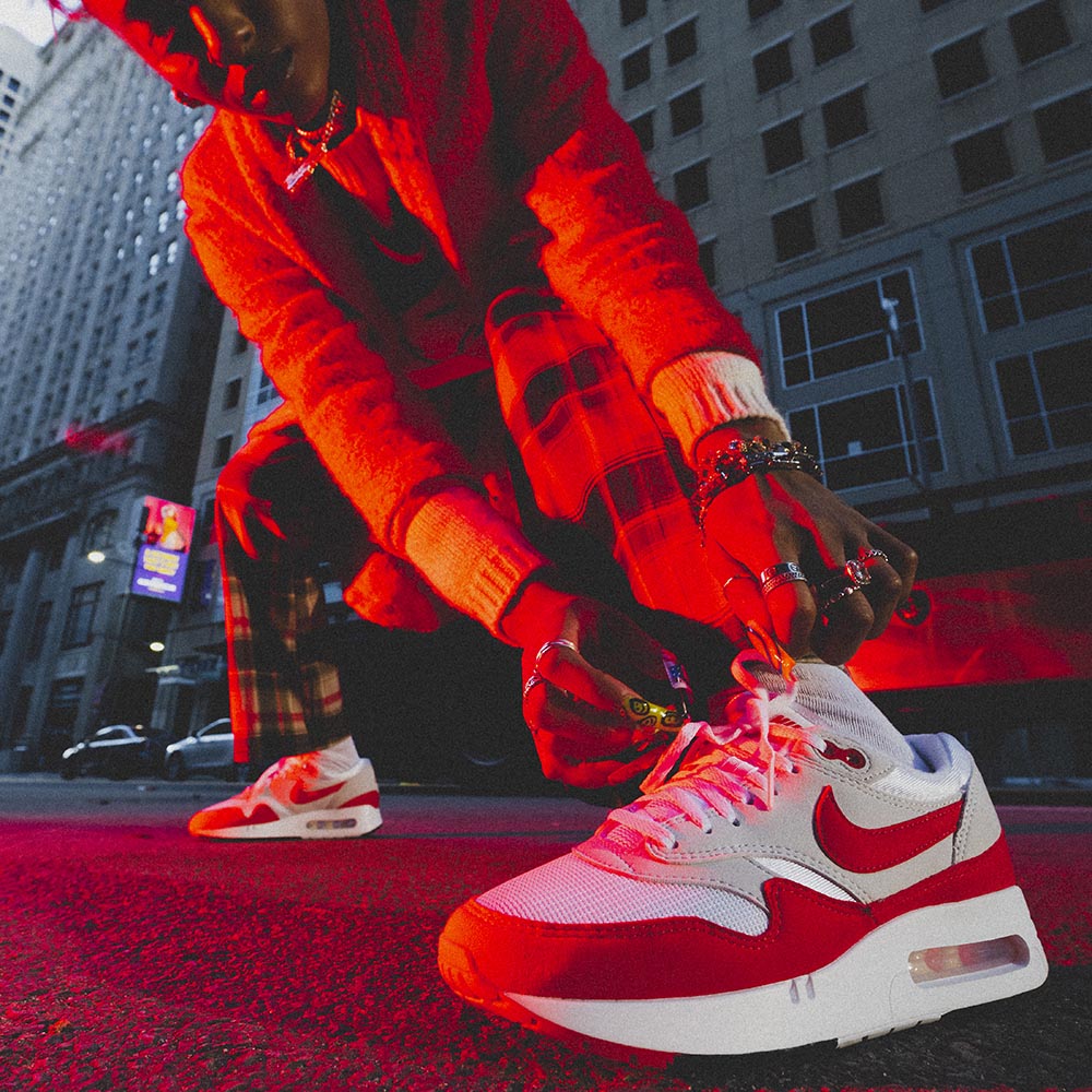 Air max 1 online red university