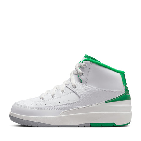 Jordan 2 Retro (PS) - White/Lucky Green