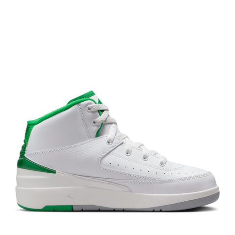 Jordan 2 Retro (PS) - White/Lucky Green