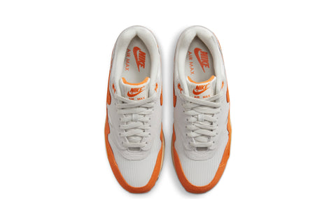 Women's Nike Air Max 1 - Light Bone/Magma Orange