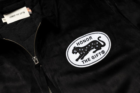 Kid's Honor The Gift Sueded Band Jacket - Black