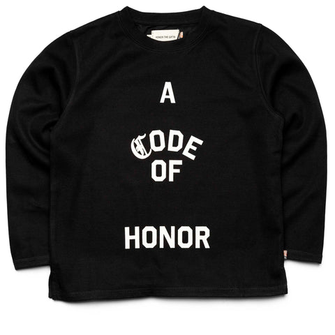 Kid's Honor The Gift Honor Code L/S Tee - Black
