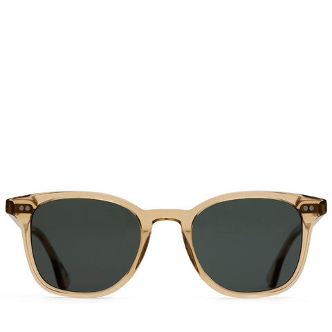 Krewe Howell Polarized Sunglasses - Sweet Tea/Dark Green