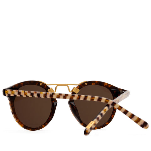 Krewe St. Louis Classics Sunglasses - Caffe Dolce/Gold/Amber