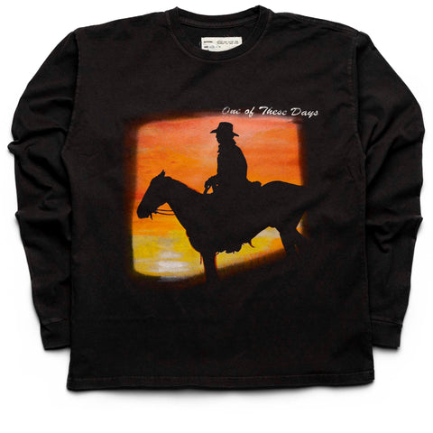 One Of These Days Into The Sun L/S Tee - Black