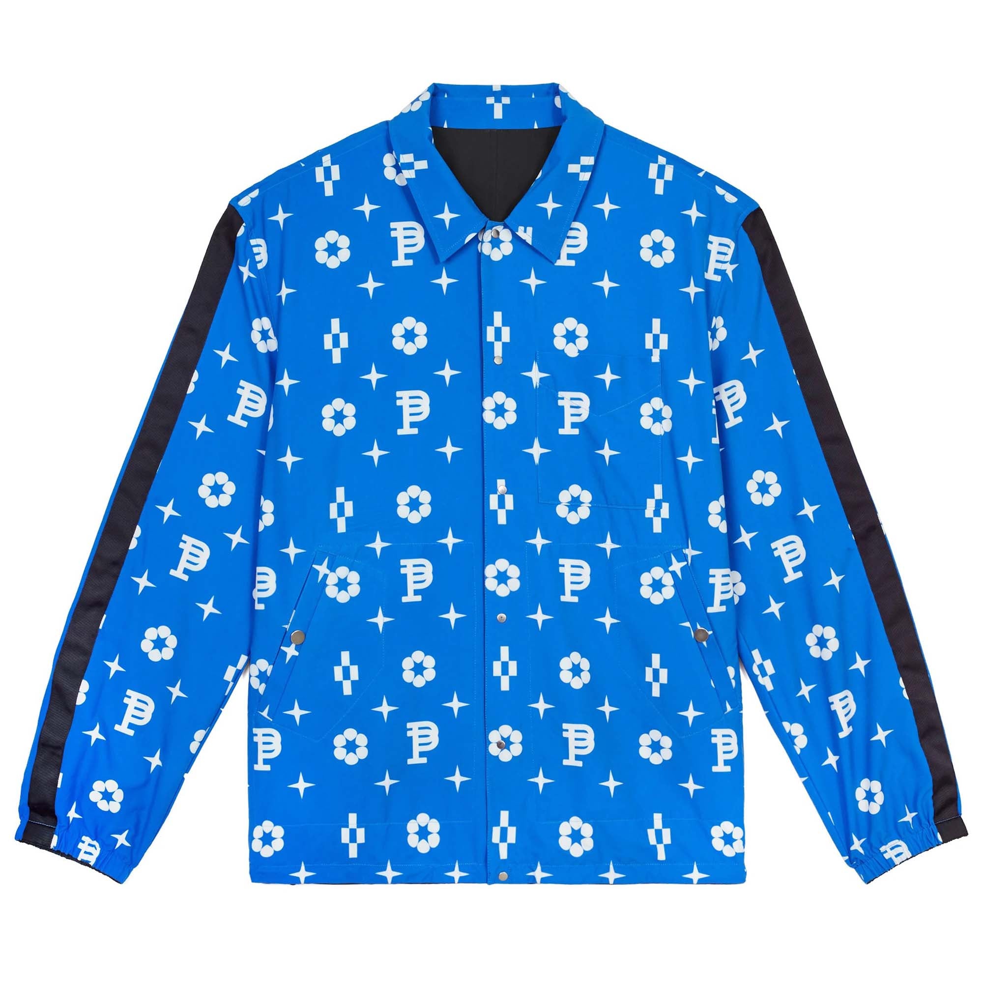 Louis Vuitton Light Blue Monogram Button Up Shirt