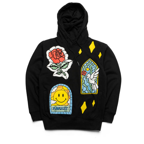Market Smiley Cathedral Glass Hoodie - Black